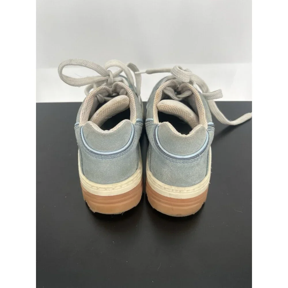 Vintage 90s Y2K AE Sport Blue Suede Sneakers chunky Sole Women’s Size 8 - Picture 5 of 8